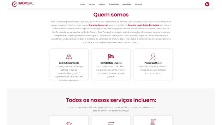 ConformGest Portugal - Siti Web OrangePix