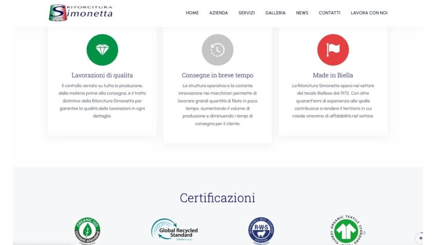 Ritorcitura Simonetta - Siti Web OrangePix