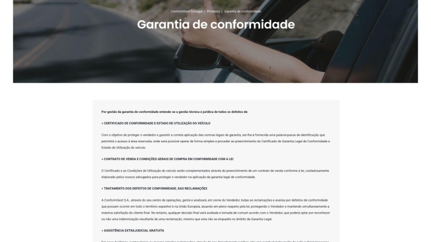ConformGest Portugal - Siti Web OrangePix