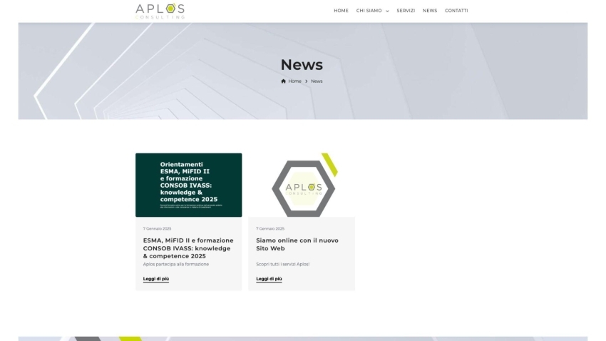 Aplos Consulting - Siti Web OrangePix
