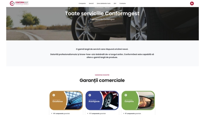 ConformGest Romania - Siti Web OrangePix