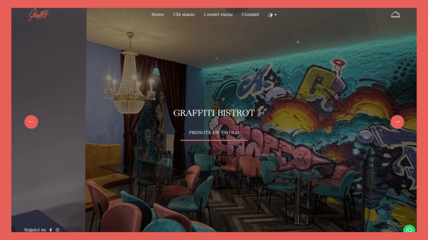 Graffiti Bistrot - Siti Web OrangePix