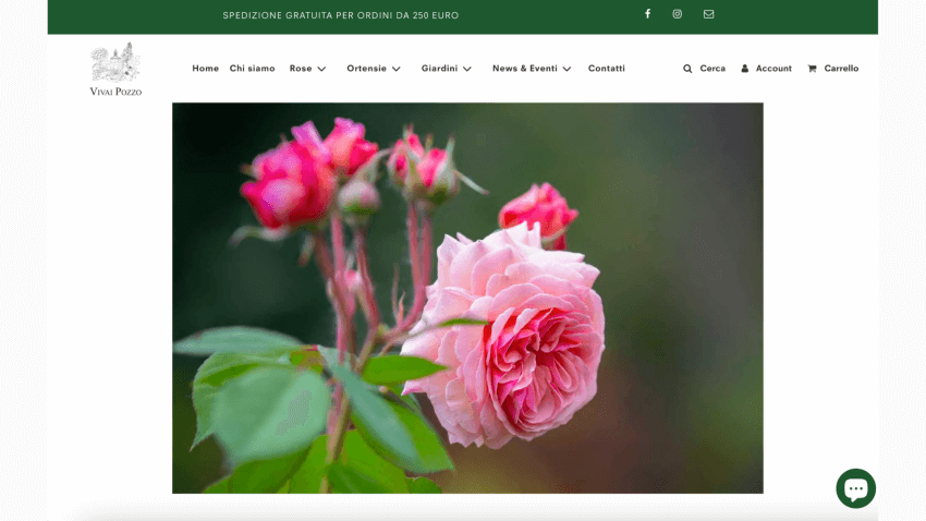 Vivai Pozzo - E-commerce OrangePix
