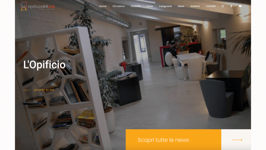 Opificiodellarte - Siti Web OrangePix