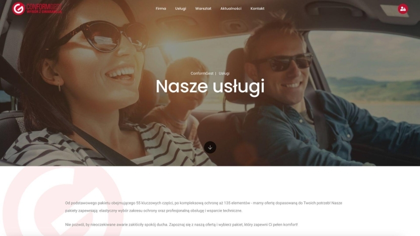 CONFORMGEST.PL - Siti Web OrangePix