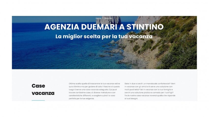 Case Vacanze DueMari - Siti Web OrangePix