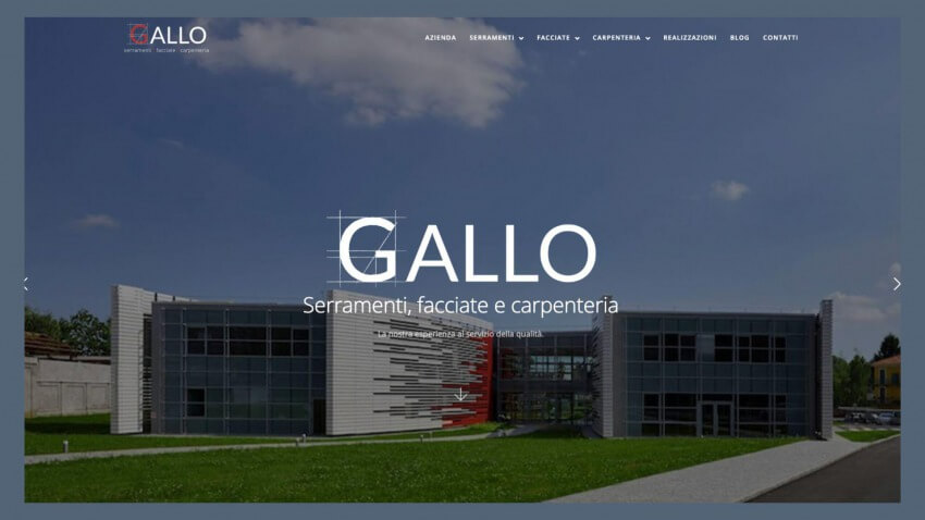 Gallo Serramenti - Siti Web OrangePix
