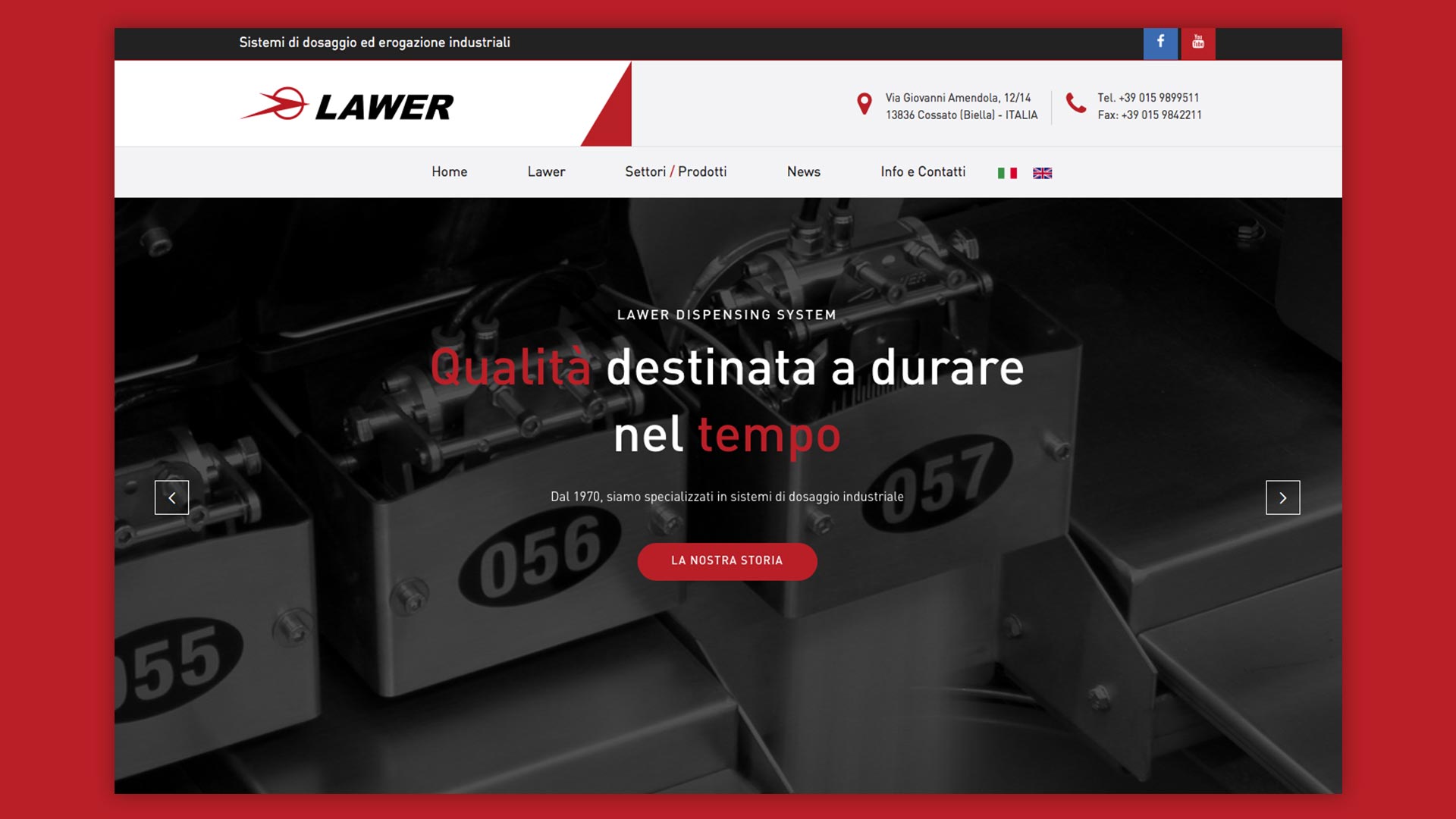Sito Web di Lawer realizzato da OrangePix a Biella